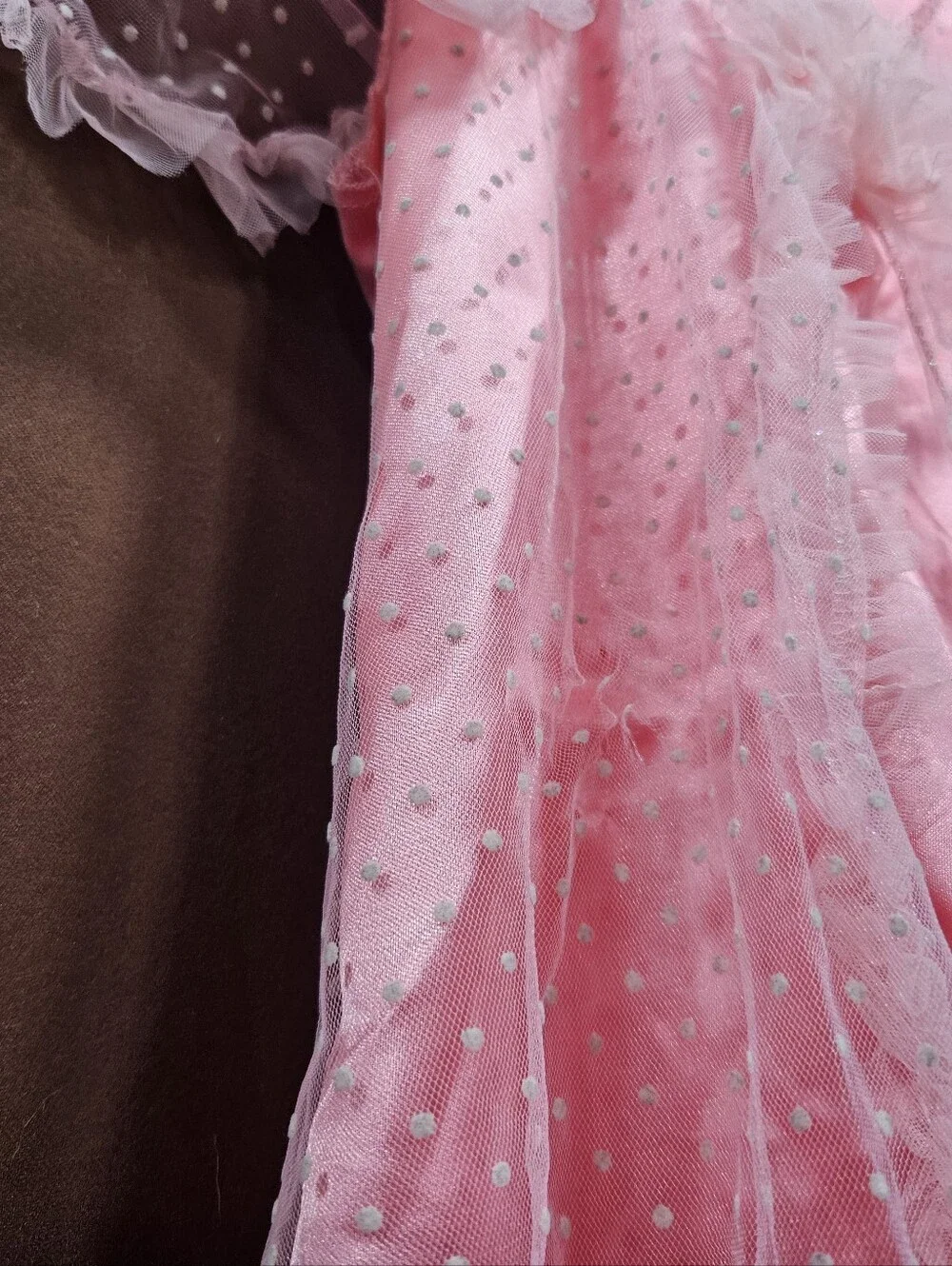 Wicked Glinda Pink Tule Dress Up Costume Pretend Dress Size 4/6